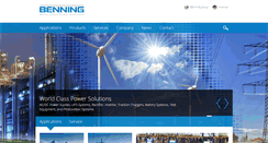 Desktop Screenshot of benning.de